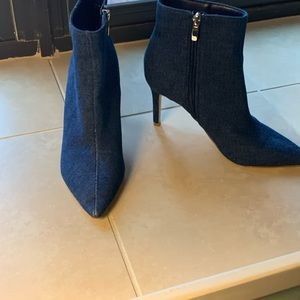 Women’s denim ankle boots size 6 1/2